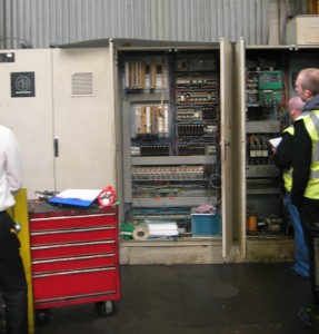 Pegler Press - survey of the old control cubicles