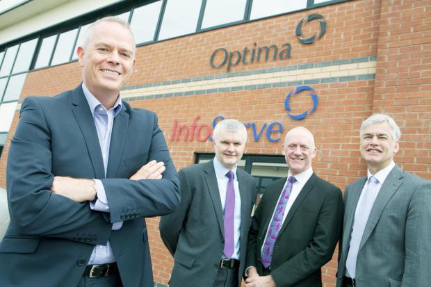 Michael Hill MD of Optima, Simon Watson, of NatWest, Ian Harrison, of NatWest and Steve Cowles